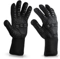 Grill.Zero heat-resistant BBQ gloves with silicone grip