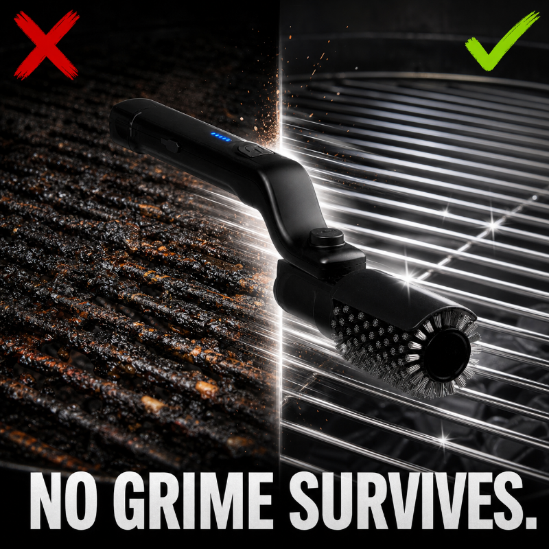 Electric BBQ Grill Brush Cleaner